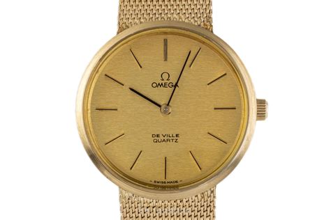 omega de ville gold plated watch|de ville omega watch price.